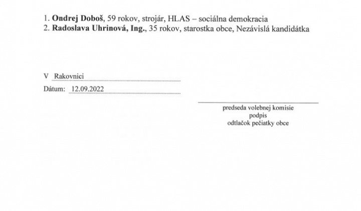 5. fotografia fotogalérie Voľby / Komunálne a VÚC voľby 2022 - foto