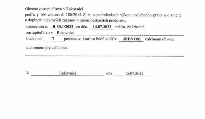 2. fotografia fotogalérie Voľby / Voľby do orgánov samosprávy obcí a voľby do orgánov samosprávnych krajov konané v rovnaký deň a v rovnakom čase v roku 2022 - foto