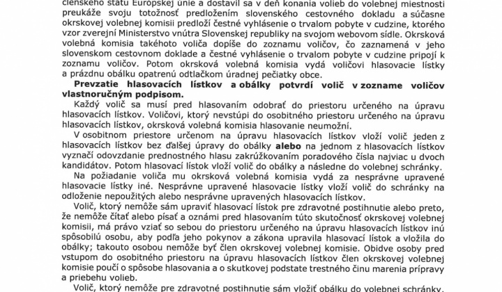 7. fotografia fotogalérie Voľby / Voľby do Európskeho parlamentu 2024 - foto