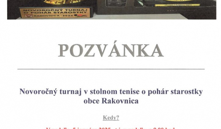 1. fotografia fotogalérie Stolnotenisový turnaj 5.1.2025 - foto