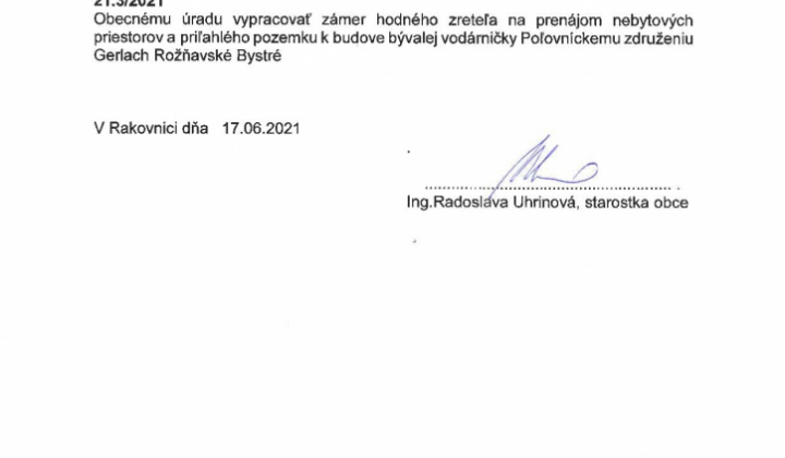 2. fotografia fotogalérie Uznesenia z 21.zasadnutia OZ dňa 17.06.2021 - foto