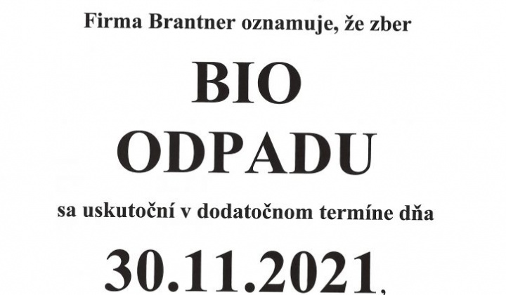 1. fotografia fotogalérie Zber BIO odpadu – posledný v roku 2021 30.11.2021 – U T O R O K - foto