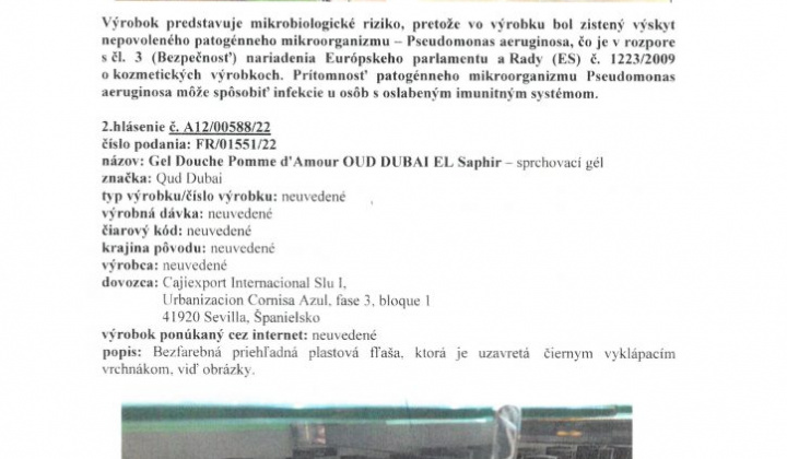 2. fotografia fotogalérie RÚVZ zasiela oznámenie o výskyte nebezpečných kozmetických výrobkov hlásených systémom RAPEX… - foto