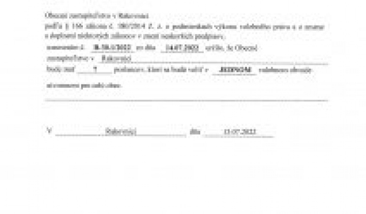 3. fotografia fotogalérie Voľby do orgánov samosprávy obcí a voľby do orgánov samosprávnych krajov konané v rovnaký deň a v rovnakom čase v roku 2022 - foto