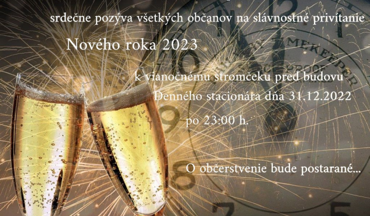 1. fotografia fotogalérie Privítanie Nového roka 2023 - foto