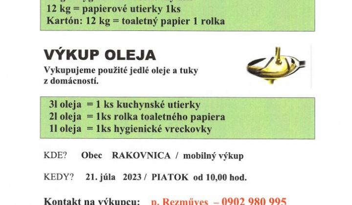 1. fotografia fotogalérie Výkup papiera 21.júla 2023 - foto