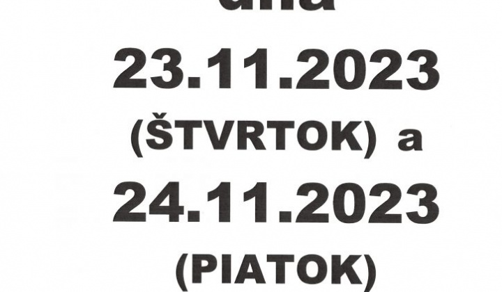 1. fotografia fotogalérie Obecný úrad dňa 23.11-štvrtok a 24.11.-piatok ZATVORENÝ (z dôvodu čerpania dovolenky) - foto