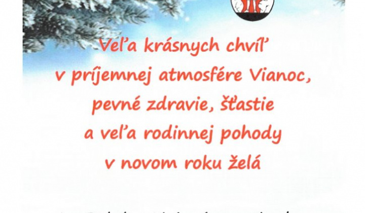 1. fotografia fotogalérie Prajeme krásne prežité sviatky pokoja a oddychu… - foto