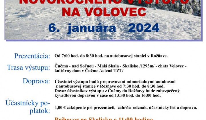 1. fotografia fotogalérie Novoročný výstup na VOLOVEC - foto
