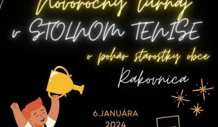 1. fotografia fotogalérie Novoročný stolnotenisový turnaj v sále kultúrneho domu 06.01.2024 od 09.00 hod. - foto