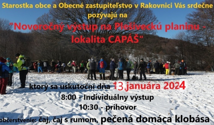 1. fotografia fotogalérie Zimný výstup na Plešiveckú planinu dňa 13.01.2024 - foto