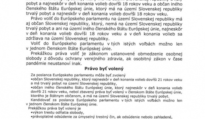 5. fotografia fotogalérie Voľby do Európskeho parlamentu v roku 2024 - foto