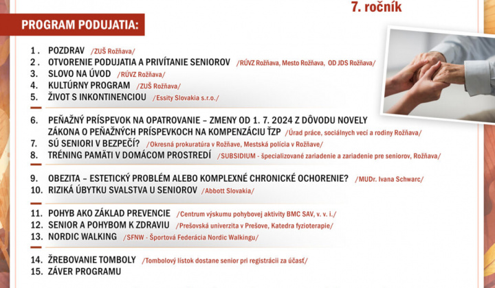 2. fotografia fotogalérie Veľtrh pre seniorov 23.10.2024 - foto