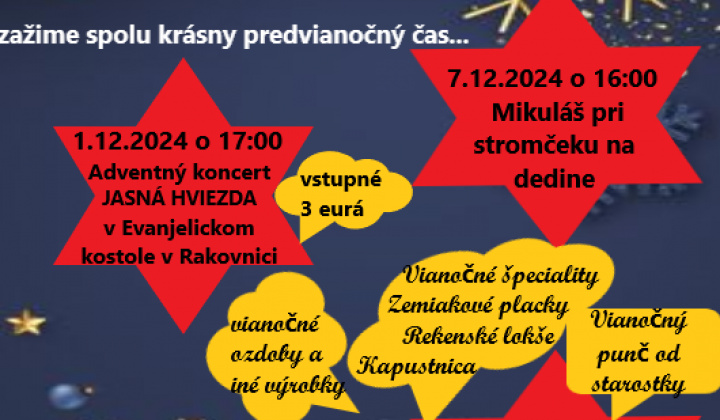 1. fotografia fotogalérie Pozvánka na Rekenské Vianoce… - foto