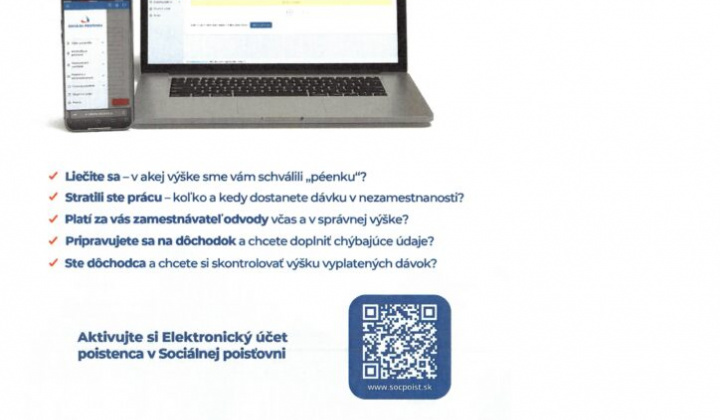 1. fotografia fotogalérie Sociálna poisťovňa (SP) pokračuje v elektronizácii služieb a komunikácii poistenca s inštitúciou. Cieľom je priblížiť sa klientovi, rozšíriť mu prístup k informáciám a uľahčiť mu riešenie jeho životných situácií. - foto