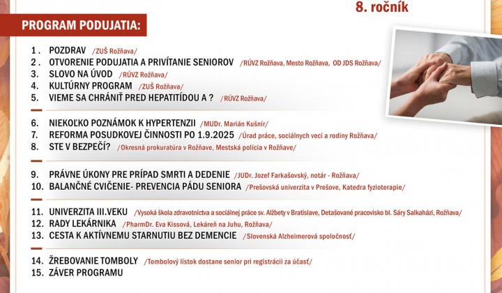 2. fotografia fotogalérie Aktuality / Rožňavský veľtrh pre seniorov 15.10.2025 - foto