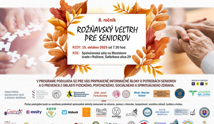 1. fotografia fotogalérie Aktuality / Rožňavský veľtrh pre seniorov 15.10.2025 - foto