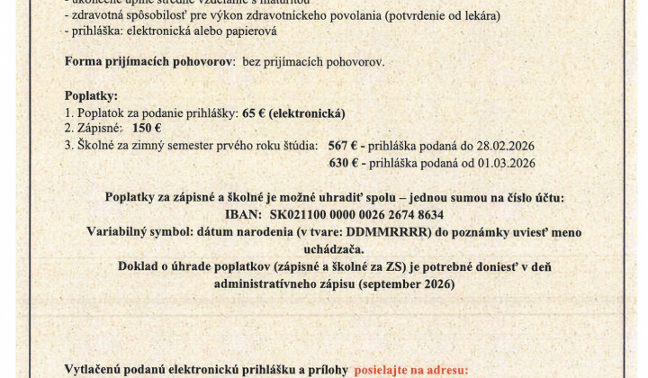 1. fotografia fotogalérie Aktuality / Vysoká škola zdravotníctva a sociálnej práce sv. Alžbety v Bratislave, n. o. – Detašované pracovisko bl. Sáry Salkaházi v Rožňave oznamuje: Naše detašované pracovisko dlhodobo zabezpečuje vysokoškolské vzdelávanie v regióne Gemera a Malohontu a