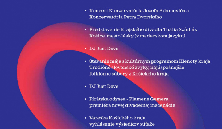 1. fotografia fotogalérie Aktuality / KSK oznamuje občanom  pripravované podujatie Košického samosprávneho kraja - foto