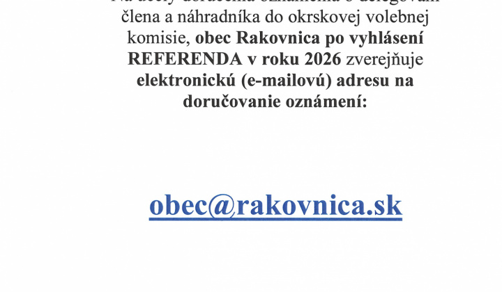 1. fotografia fotogalérie Referendá / REFERENDUM 2026 - foto