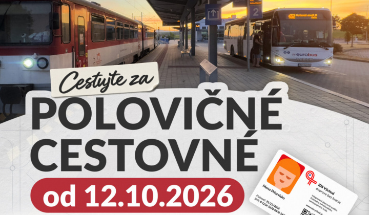 1. fotografia fotogalérie Aktuality /  Dočasné zníženie cestovného v regionálnych autobusoch na východe Slovenska - foto
