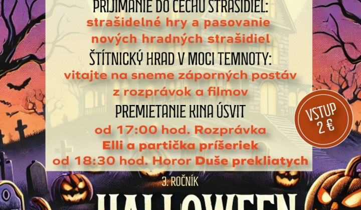 Fotka - Halloween na Vodnom hrade v Štítniku 31.10. od 17.00 h