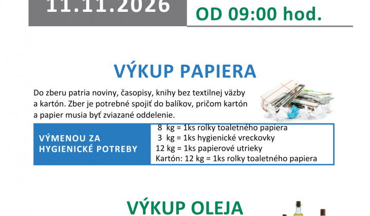 Fotka - VÝKUP PAPIERA - ZMENA TERMíNU !!!